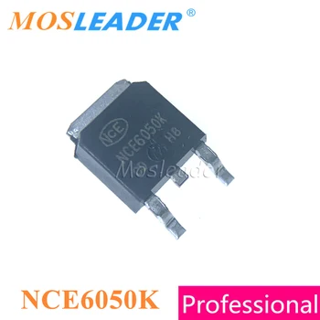 Mosleader NCE6050K TO252 100VNT 1000PCS DPAK NCE6050 NCE6050KA N-Kanalo 60V 50A Originalus Mosfet Aukštos kokybės