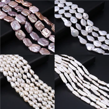 Natūralių Perlų Baroko Formos Netaisyklingos Apvalios Granulės už 