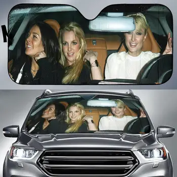 Paris Hilton Linsay Lohan, Britney Spears, Automobilių Saulė Pavėsyje Automobilio Saulės Skydelis Automobilių Assessoires Filmo Personažas Užsakymą Skėtį Nuo Saulės