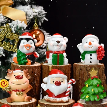 Kalėdų Kabinti Pakabučiai Mielas Animacinių Filmų Dekoro Kalėdų Medžio Kabantys Papuošalai Akrilo Amatų Dovana Kalėdų Vakarėlį Apdailos Reikmenys