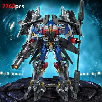 SS Transformacijos Žaislai Robotas Pastato Blokas Berniukas Optimus Prime Kamane Anime Veiksmų Skaičius, Statybos Žaislas Vaikas Suaugę