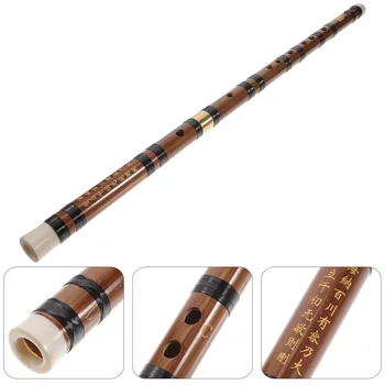 Dviejų skyrių Fleita Woodwind Muzikos Instrumentas, Klasikinis Kinų Derliaus Bambuko Pradedantiesiems, Tradicinėse