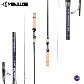 Mavllos ULTIMA Crappie Verpimo meškere, Fuji Žiedo Greitai UL Patarimas ,Suvilioti 1-6g Line 2-6lb,30T Anglies Ultralight BFS Casting Rod