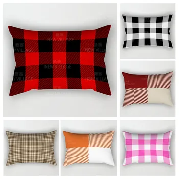Paprasta linija languotas užvalkalai sofos pagalvėlių apvalkalus namų puošybai pagalvių užvalkalai gali būti pritaikytas jums 30x50 40x60 50x80