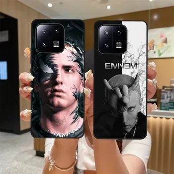 A-Karšto Reperis Eminemes Telefoną Atveju Xiaomi 13 12 11 Redmi Note12 Poco F5 F4 Serija Soft Black Telefono Dangtelį