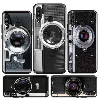 Retro Classic Vintage Camera Atveju Huawei Honor 50 70 X7 X8 X9 P50 30 Pro P20 P40 Lite Nova 9 P Smart 2019 Dangtis