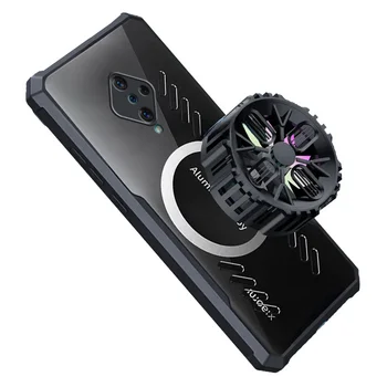 Gamer Telefoną Atveju VIVO V17 Y9s S1 Pro 4G Grafeno Šilumos Išsklaidymo Apima Aštuonias Skylutes Orui Skaidrus Plonas Korpusas