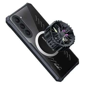 Gamer Telefono dėklas Samsung Galaxy S23 Grafeno Šilumos Išsklaidymo Apima Aštuonias Skylutes Orui Skaidrus Plonas Korpusas