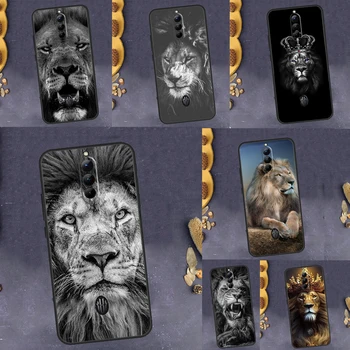 Gyvūnų Liūtas Minkštas Atveju, ZTE Nubija Raudonoji Magija 8 Pro Plus 5G 5S 6S 7S 7 6 Pro Telefono Dangtelį Funda