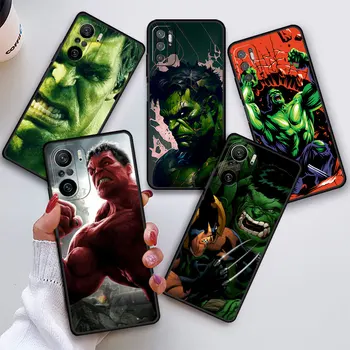 Stebuklas Hulk Reklama Galingas Telefonų Atveju Xiaomi Redmi 9 Pastaba Pro 10C 12 5G 8 9A K50 Žaidimų Pastaba 10Pro 9s 11 9c 10s K40 Dangtis