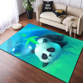 Gyvūnų Panda modelio užsakymą ne slydimo kilimas kambarį jogos kilimėlis namų dekoro kempingas drėgnu įrodymas, mat Lentelė kilimėlis Iškylą jogos maldos kilimėlis