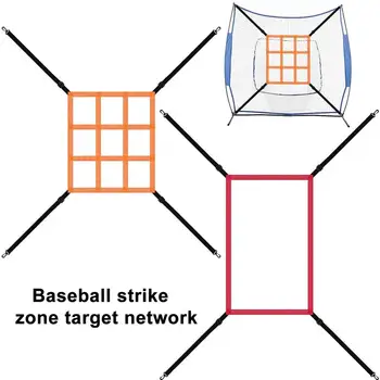Beisbolo Tikslinės Net Futbolo Tikslinių Praktiką Padidinti Pitching Tikslumas, Reguliuojamas Beisbolo Strike Zonos Tikslo Mesti
