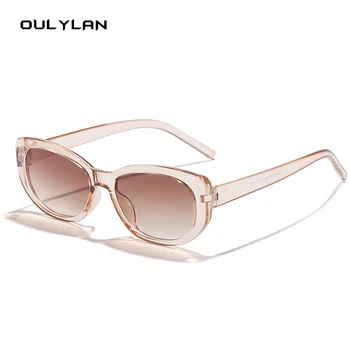 Oulylan Maži, Apvalūs akiniai nuo saulės vyrams, moterims Prekės ženklo Dizaineris Prabanga Saulės Akiniai Seksualus Retro Vintage Akiniai Ponios Pink Akiniai